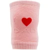 New Baby kūdikių kelių apsaugos su ABS „I Love Mum and Dad“, rožinės spalvos