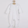 New Baby praktiškas baltos spalvos medvilninis berniuko kombinezonas, dydis 80 (9-12 mėn.)
