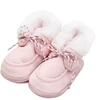 New Baby rožiniai žieminiai batukai kūdikiams (0-3 mėn.), dydis 0-3 mėn.
