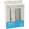 New Baby Softy margintos medvilninės sauskelnės 70 x 70 cm, 4 vnt., pilkos ir baltos spalvos