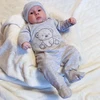New Baby Sweet Bear baltas rinkinys kūdikiams, dydis 62 (3-6 mėn.)