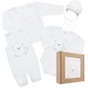 New Baby Sweet Bear baltas rinkinys kūdikiams, dydis 62 (3-6 mėn.)