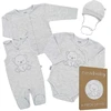 New Baby Sweet Bear pilkas nėščiųjų rinkinys, dydis 62 (3-6 mėn.)
