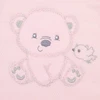New Baby Sweet Bear rožinis rinkinys naujagimiui, dydis 56 (0-3 mėn.)