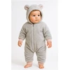 New Baby Teddy bear žieminis kombinezonas pilkos ir rožinės spalvos, dydis 62 (3-6 mėn.)