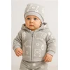 New Baby Winter times žieminė kepurė iš Wellsoft medžiagos su meškiuko paveikslėliu