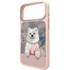 NIMMY dėklas GENTLE PETS SERIES DOG, suderinamas su MagSafe, skirtas IPHONE 18 Pro Max/17 Pro Max rožinė