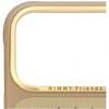 NIMMY dėklas LUCKY FASHION CAT, suderinamas su MagSafe, skirtas IPHONE 18 Pro Max/17 Pro Max, rudas
