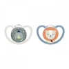 NUK čiulptukas Perfect Match Air Night FIREFLY/LION 6-18 mėn. 2 vnt.