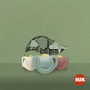 NUK For Nature latekso čiulptukai 6-18 mėn., 2 vnt., raudoni dėžutėje
