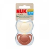 NUK For Nature latekso čiulptukai 6-18 mėn., 2 vnt., raudoni dėžutėje