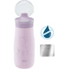NUK Mini-Me Sip nerūdijančio plieno buteliukas kūdikiui, 300 ml, violetinis