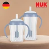 NUK Perfect Match mokomasis kūdikio buteliukas su silikoniniu šiaudeliu PENGUIN 260 ml