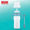 NUK Perfect Match mokomasis kūdikio buteliukas su silikoniniu šiaudeliu PENGUIN 260 ml