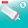 NUK Perfect Match mokomasis kūdikio buteliukas su silikoniniu šiaudeliu BEAR 260 ml