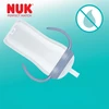 NUK Perfect Match mokomasis kūdikio buteliukas su silikoniniu šiaudeliu PENGUIN 260 ml