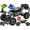 HB Radijos bangomis valdomas visureigis - džipas, Rock Crawler 2.4GHz 1:18, juoda/žalia
