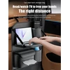 Oem Foldable Automobilio organaizeris for front seats with compartments D03-B juodos spalvos