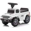 Paspiriamukas stumdukas su garsais Jeep automobilis vaikams baltas