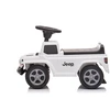 Paspiriamukas stumdukas su garsais Jeep automobilis vaikams baltas
