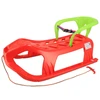 Plastikinės rogutės su atlošu Baby Mix SNOW STAR raudonos spalvos