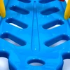 Plastikinės rogutės su atlošu Baby Mix SNOW STAR raudonos spalvos
