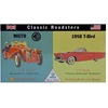 Plastikiniai automobilių modeliai MG-TD ir 1958 T-Bird 1:72 Glencoe Models