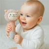 Pliušinis barškutis su čirškikliu New Baby Lama