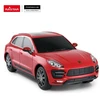 Porsche Macan Turbo mastelio 1:24 Rastar 71800 raudonas valdomas automobilis