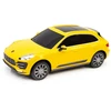 Porsche Macan Turbo mastelio 1:24 Rastar 71800 geltonas valdomas automobilis