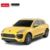 Porsche Macan Turbo mastelio 1:24 Rastar 71800 geltonas valdomas automobilis