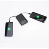 FORCELL F-ENERGY F10K6 daugiafunkcis nešiojamas įkroviklis su įmontuotais C tipo ir „Lightning“ laidais PD QC3.0 3A 22,5W 10000 mAh juodas