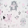 Prabangus New Baby Minky Rožinė lizdelis su pagalve ir antklode