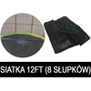 Apsauginis tinklas sodo batutui SkyRamiz 366 cm/12FT, juodas