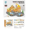 RAMIZ Statybvietės magnetinių blokelių rinkinys 48 vnt