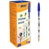 Rašikliai BIC Cristal Kawaii 1 mm mėlyni 20 vnt