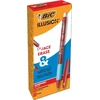 Rašikliai raudoni ištrinami BIC Illusion 12 vnt