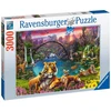 Ravensburger 3000 dalių dėlionė Tigrai rojuje 16719