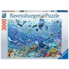 Ravensburger 3000 dalių spalvinga povandeninio pasaulio dėlionė 17444