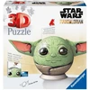 Ravensburger 3D Dėlionė 77 vnt. - Star Wars kamuolys - Grogu