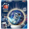 Ravensburger 3D dėlionė naktinė lempa astronautai kosmose