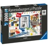 Ravensburger "2D" Dėlionė 1000 vnt. - Eames Collectors Edition: Kėdės
