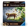 Ravensburger Medinė dėlionė 500 vnt. - Tigras