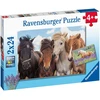 Ravensburger Dėlionė 2x24 vnt. - Arkliai