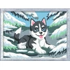 Ravensburger Piešimo rinkinys su spalvinimo pieštukais zaismingas haskis