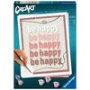 Tapymas pagal skaičius CreArt Be Happy 23544 Ravensburger