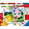 Ravensburger Rankdarbių rinkinys vaikams Pokemon tapyba pagal skaičius