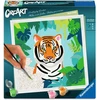 Ravensburger Spalvinimo rinkinys CreArt tigras su blizgiu laku 12+