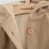 Rudeninis vaikiškas paltukas su gobtuvu New Baby UNI