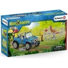 Schleich Figūrėlė su visureigiu ir dinozauru 41464